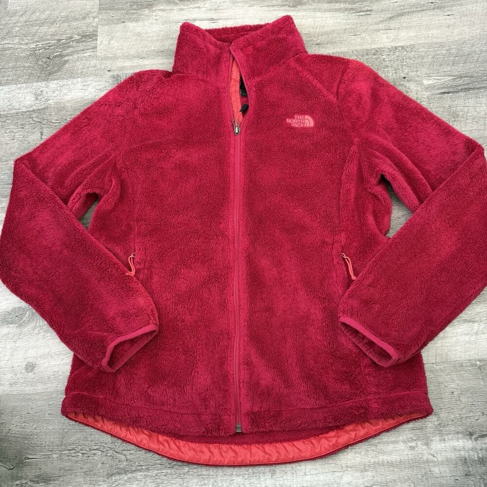 The North Face C782 Womens Medium Full Zip Fleece Jacket Osito Fuzzy